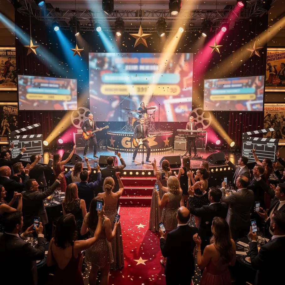Interactive live movie music + trivia wedding entertainment in Melbourne