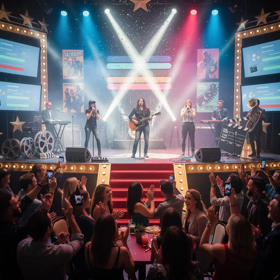 Hollywood Groove: Interactive Movie Music + Live Trivia for Melbourne Weddings