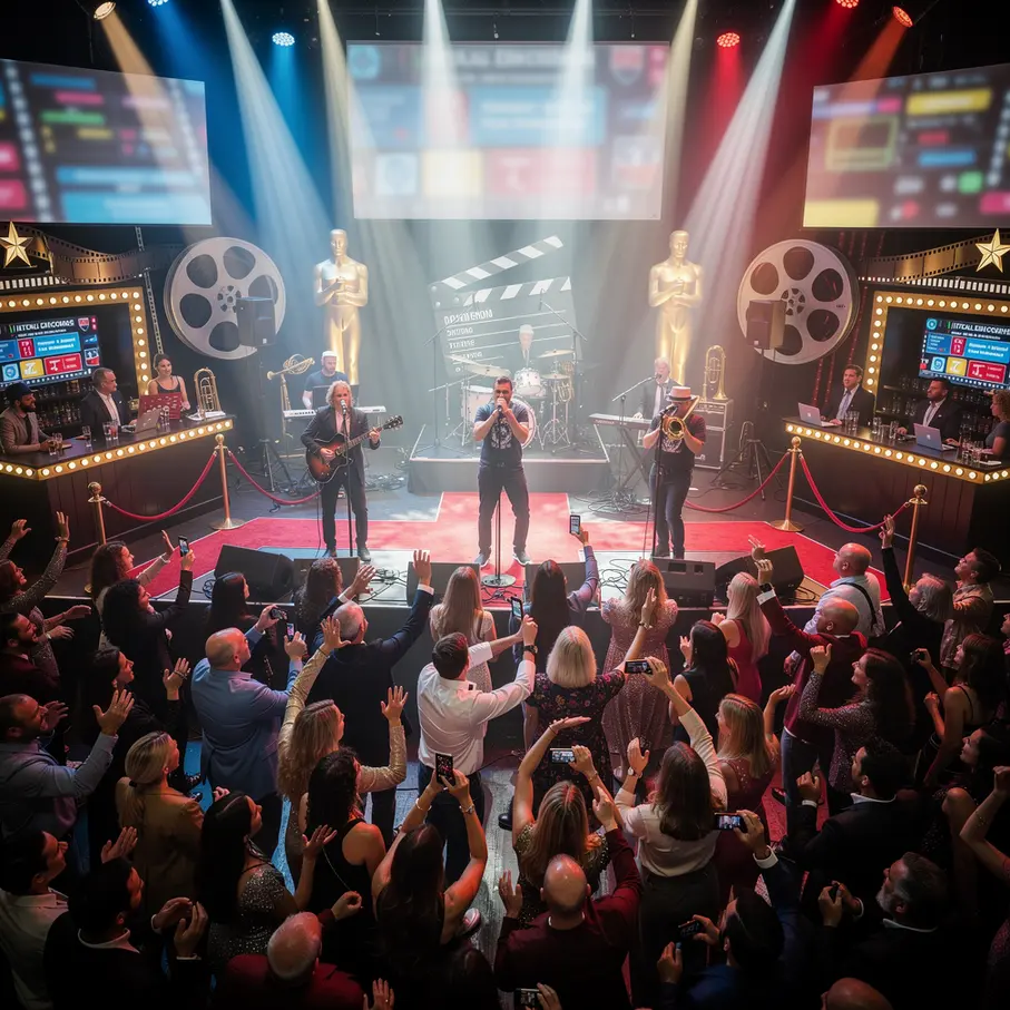 Hollywood Groove: Interactive Wedding Entertainment in Melbourne with Live Movie Music + Trivia